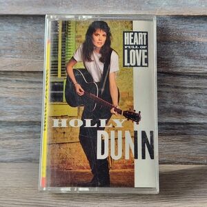 🖤 Holly Dunn Heart Full Of Love Cassette Tape Country Music